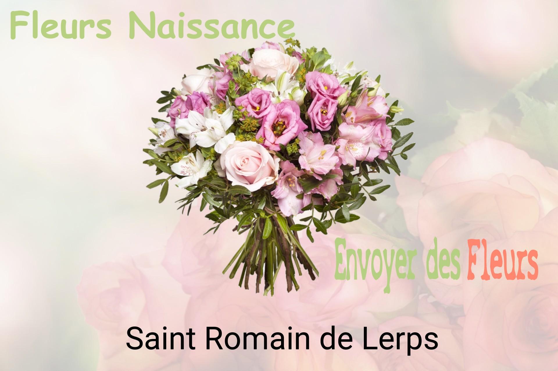 Bouquet de fleurs de naissance livré à Saint-Romain-de-Lerps